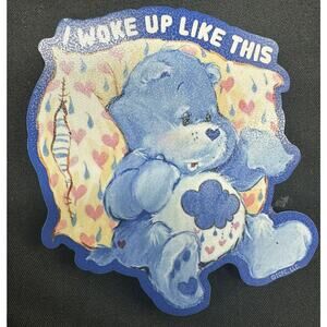 Care Bears Grumpy Bear Rain Cloud Sitting on a Pillow Magnet New